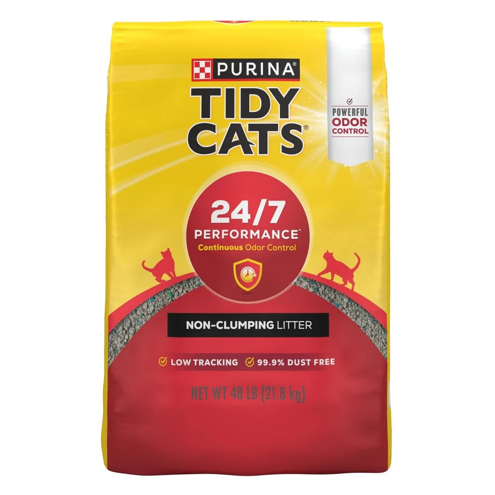 Multi-Cat Non-Clumping Cat Litter 48lb Odor Control Low Dust