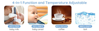 Infant Thermostatic Milk Modulator, Baby Formula Kettle, Automatic Warmer Feeding Bottle