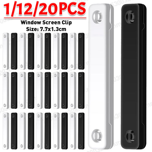 Magnetic Window Screen Clip Self-Adhesive Window Fixation Buckle for Mosquitoe Net