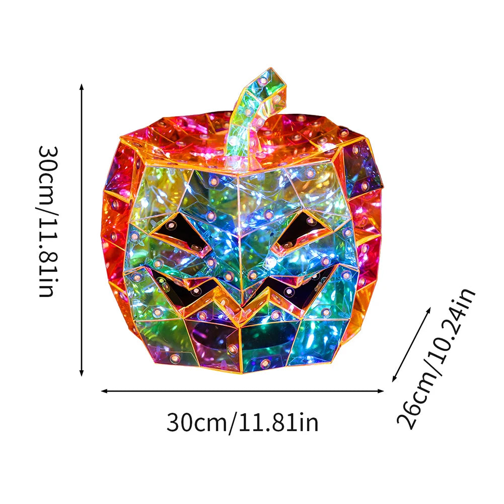 Halloween Iridescent Ghost Decor, Cute Glow LED Lights Holiday Party Decoration S