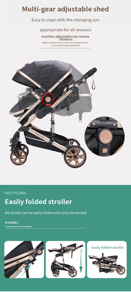 3 in 1 baby car light strollers , Baby carriage stroller, Car Safety Seats For Child With Car Base