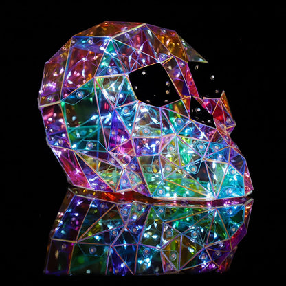 Halloween Iridescent Ghost Decor, Cute Glow LED Lights Holiday Party Decoration S