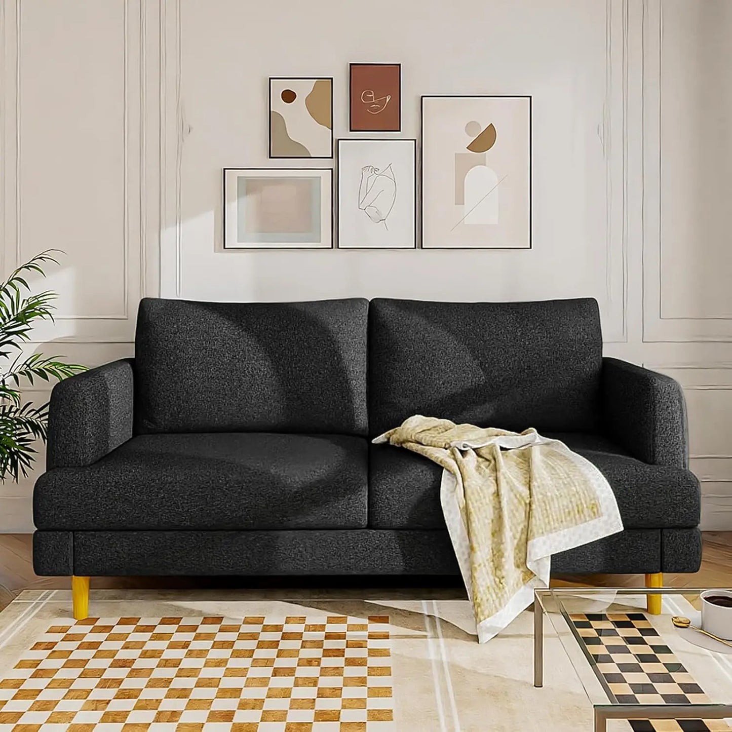 Loveseat with USB Type C Ports