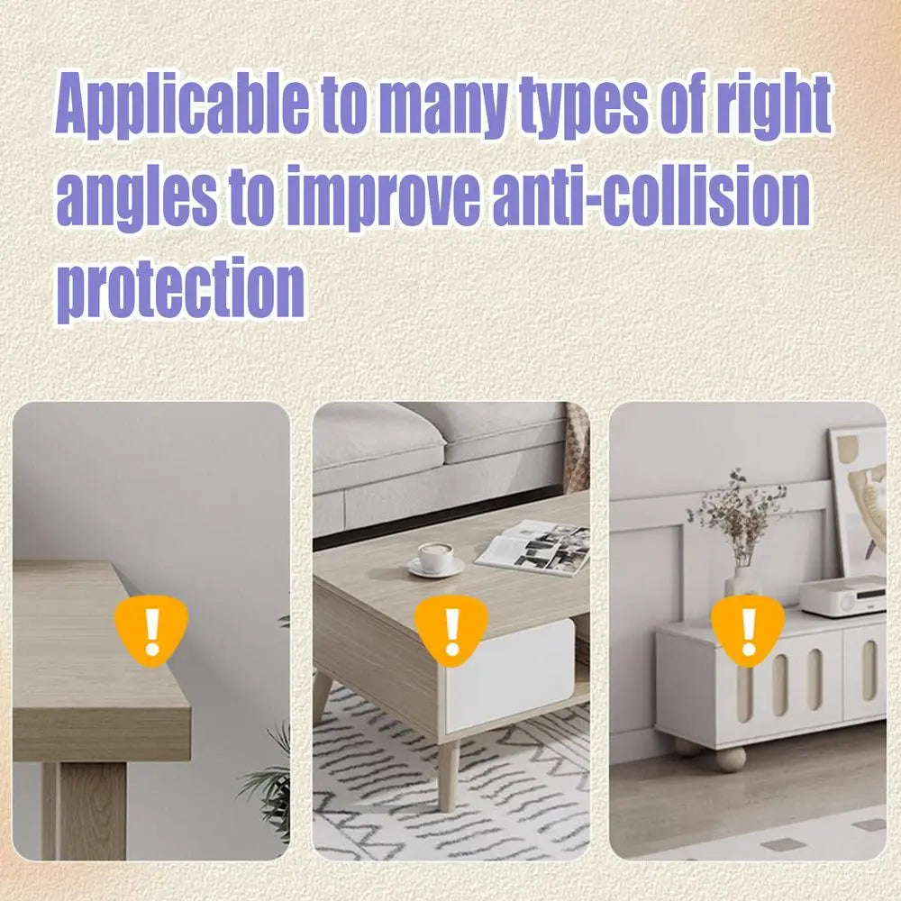 T Shaped Table Corner Protectors Portable 4pcs, Soft Silicone Protection Edge Cover For Furniture