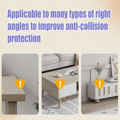 T Shaped Table Corner Protectors Portable 4pcs, Soft Silicone Protection Edge Cover For Furniture