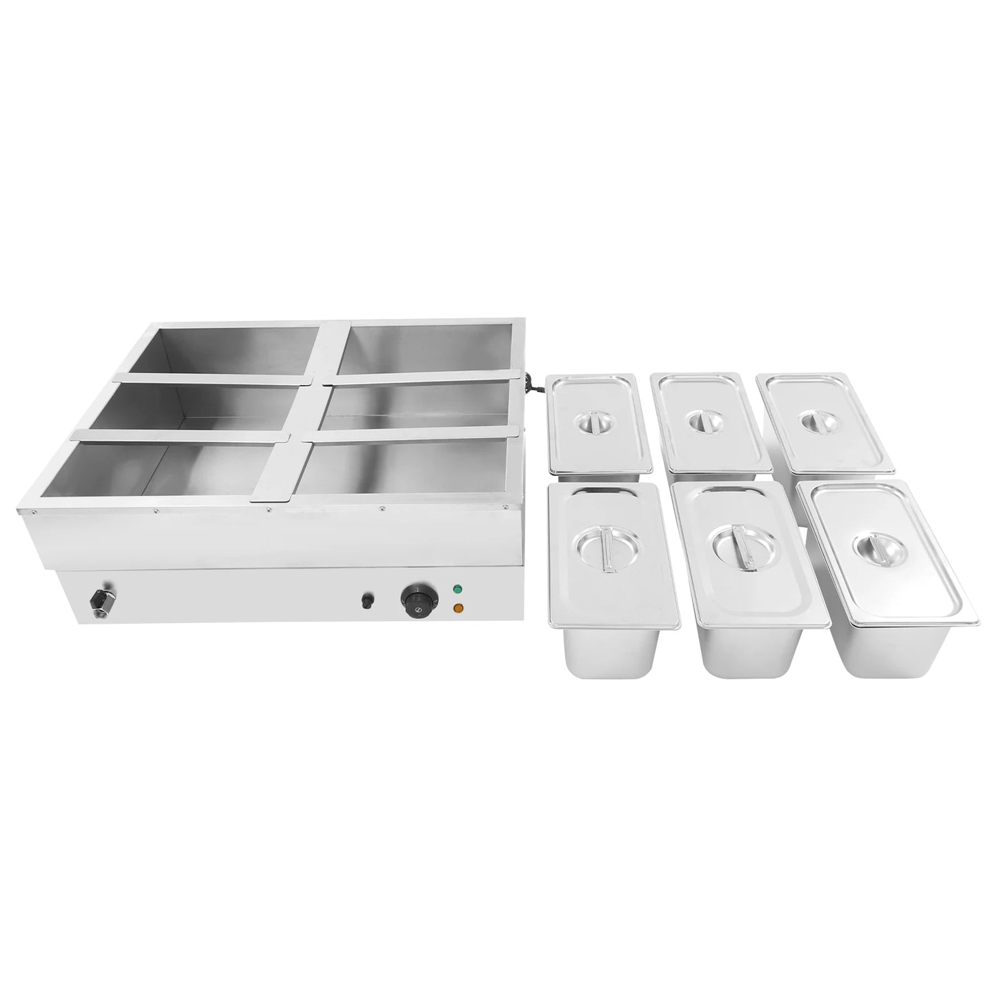 1500W Countertop Stainless Steel Soup Warmer