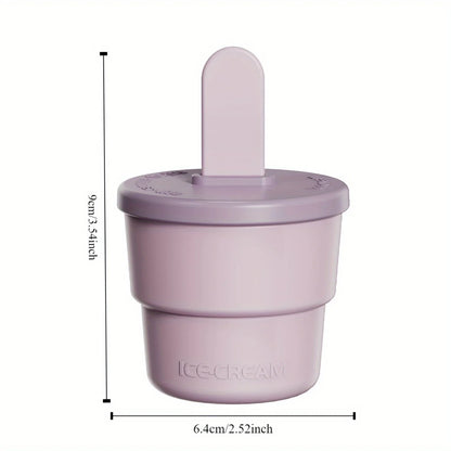 Silicone Ice  Molds - 1pc Lead-Free Homemade Ice Cream, Popsicle, and  Treat Maker Mold for DIY Desserts