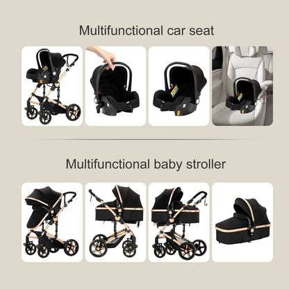 Lightweight Baby Stroller, Folding Cart , Child Safety Seat With ISOfix