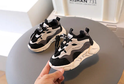 Children's Sport Shoes, Boys Outdoor Running Sneakers, Fashion Mesh Breathable Shoes