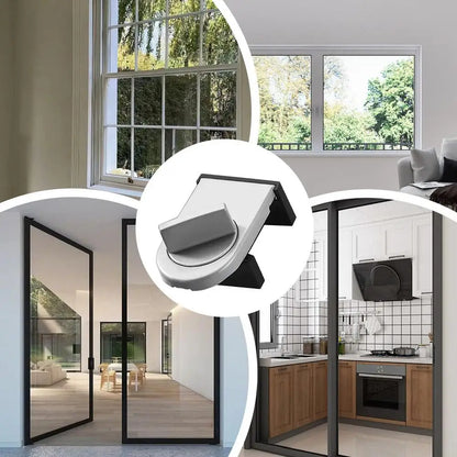 Childproof Window Lock Aluminum, Window Lock Sliding Door Safety Lock,Anti-Theft Small Security Lock