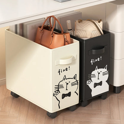 Office Small Mobile Rolling Cart with Robust Construction Multipurpose Foldable