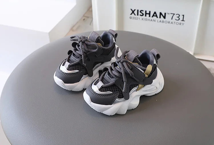 Mesh Breathable Children Sneakers, Baby Soft Bottom Shoes