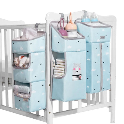 Crib Organizer for Hanging Storage Bag, Baby Clothing Caddy