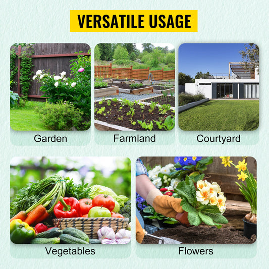SucceBuy Walk-in Tunnel Greenhouse Galvanized Frame & Waterproof Cover 15x7x7/10x7x7/20x10x7/12x7x7 ft