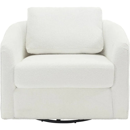 Oversized 360 Swivel Armchair(Seat Area:25.6" D x 26.8" W)