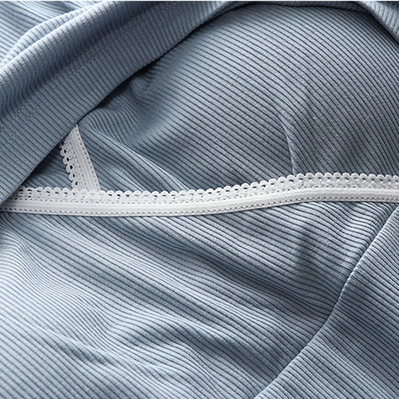 Maternity Nursing Sleepwear Set, Breastfeeding Nightwear