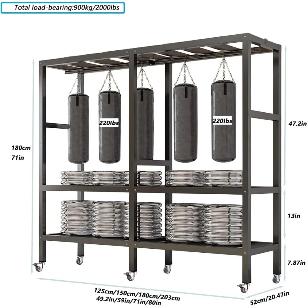 71in Foldable Portable Wardrobe on Wheels
