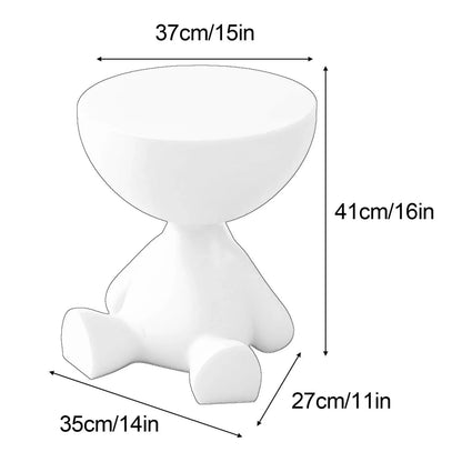 Small flat head coffee table cream style