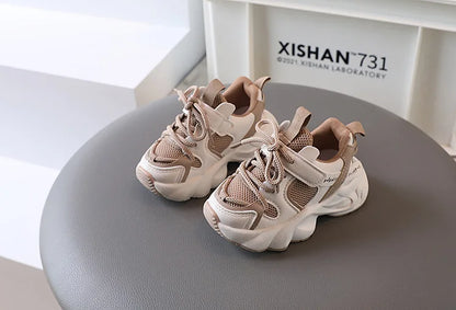 Boys Girls Shoes, Sports Mesh, Breathable, Soft Sole