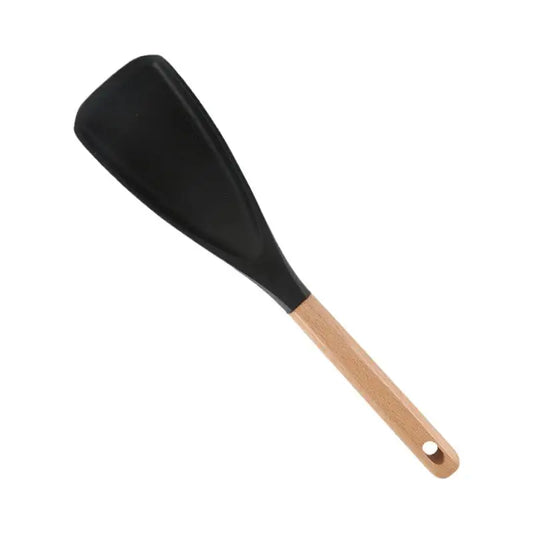 Wood Handle Silicone Spatula Food-Grade