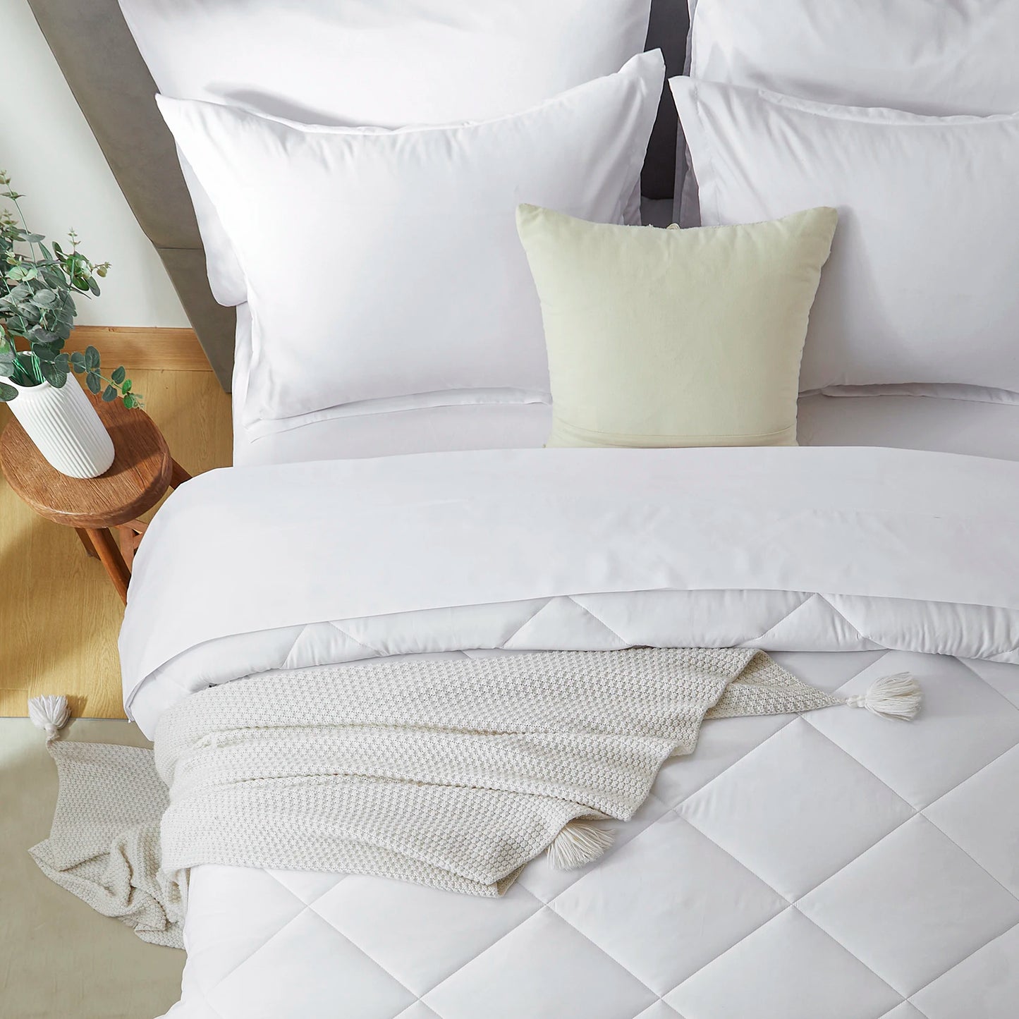 Bedding Sets, 5/7 Pieces in a Bag, with Comforters, Sheets, Pillowcases & Pillow Shams