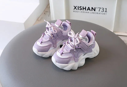 Mesh Breathable Children Sneakers, Baby Soft Bottom Shoes