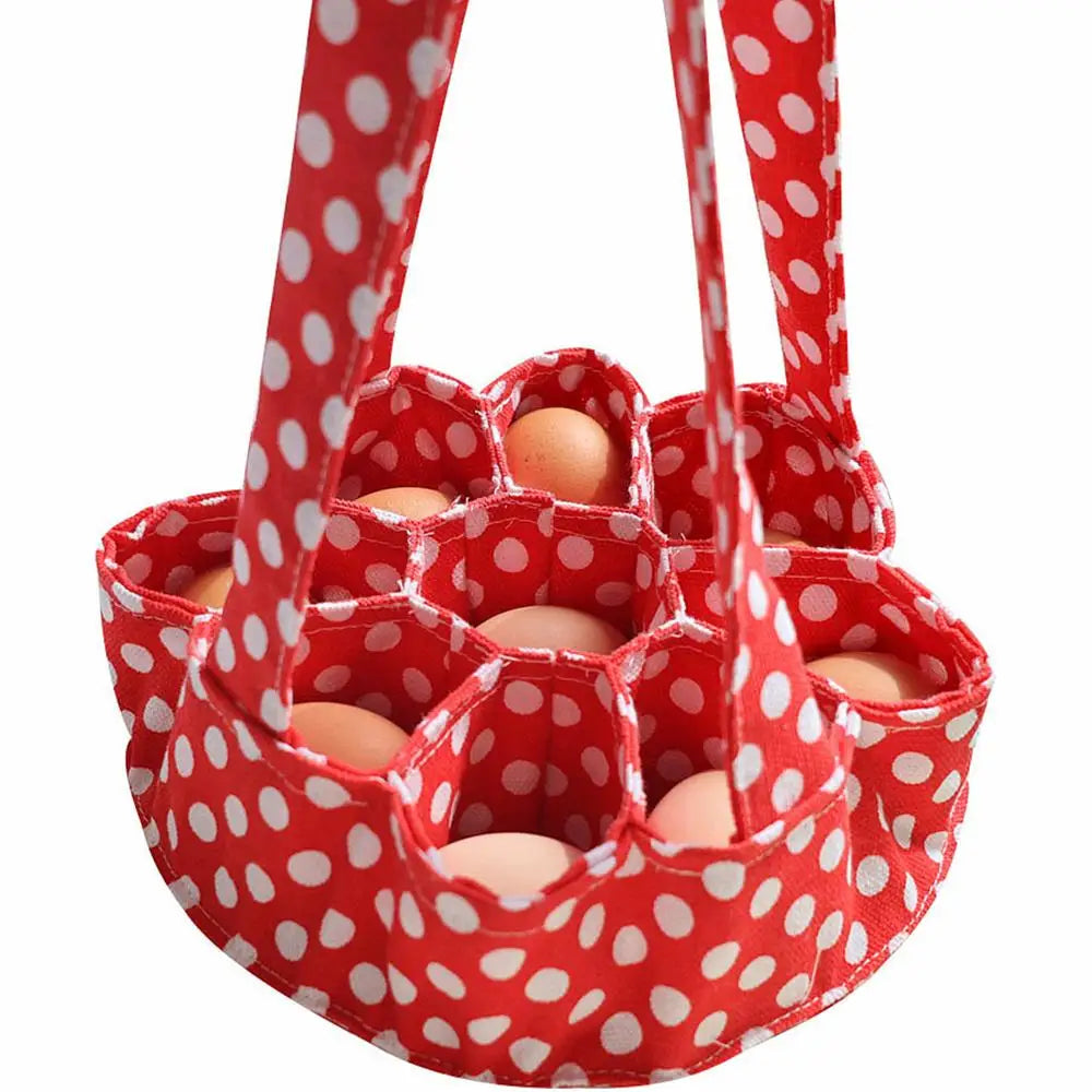 Egg Collecting Basket  With 9 Pouches