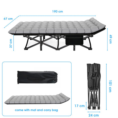 Folding Cot, Portable Heavy Duty Bed