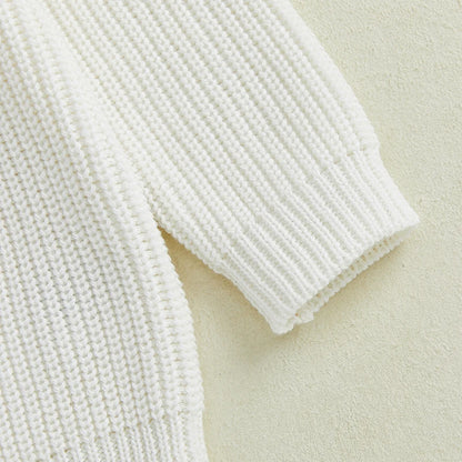 Toddler/Baby Pullover Sweater, Casual Easter Bunny Embroidery