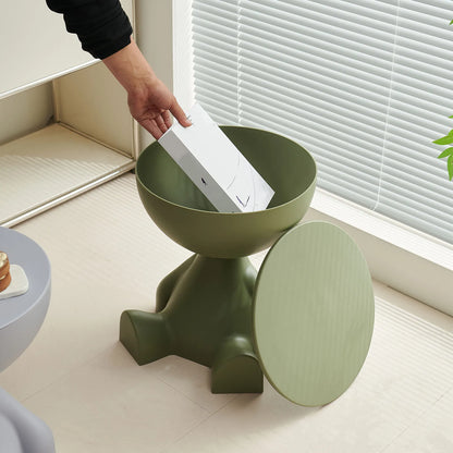 Small flat head coffee table cream style