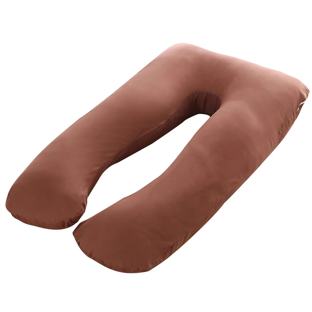 Maternity Pillow Case, Multifunction, Pure Cotton Cover, U-shape for Pregnant Women