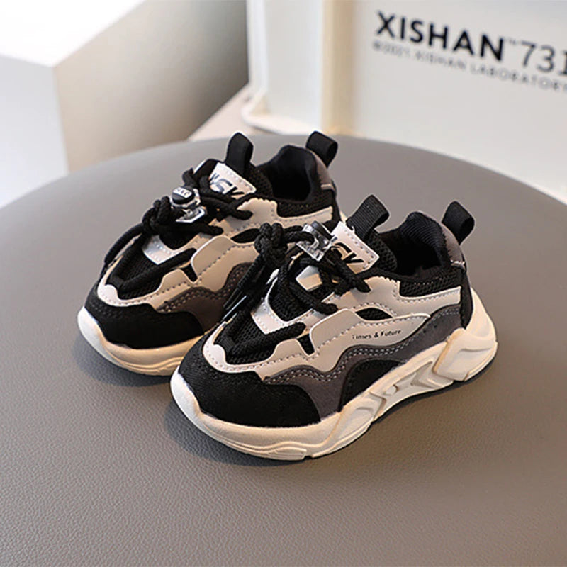 Children's Sport Shoes, Boys Outdoor Running Sneakers, Fashion Mesh Breathable Shoes