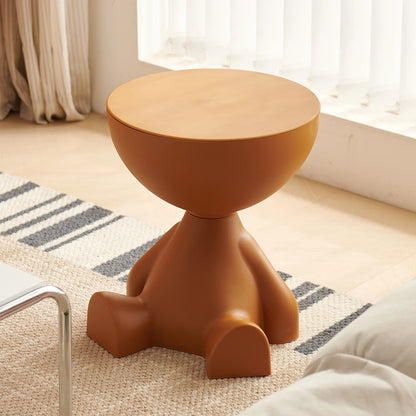 Small flat head coffee table cream style