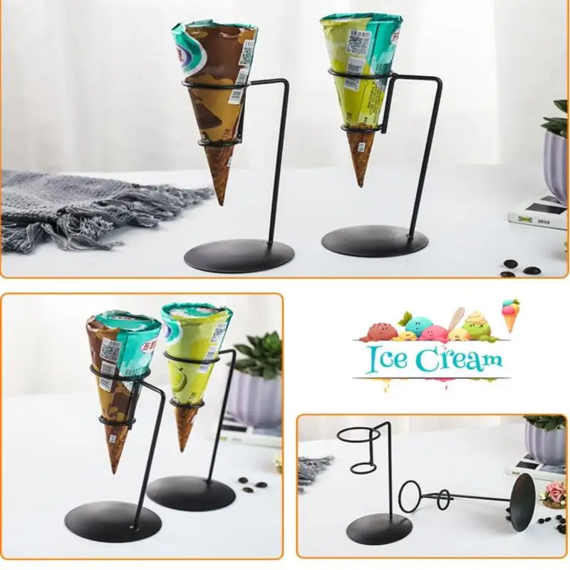 Ice Cream Cone Holder Display Stand Birthday