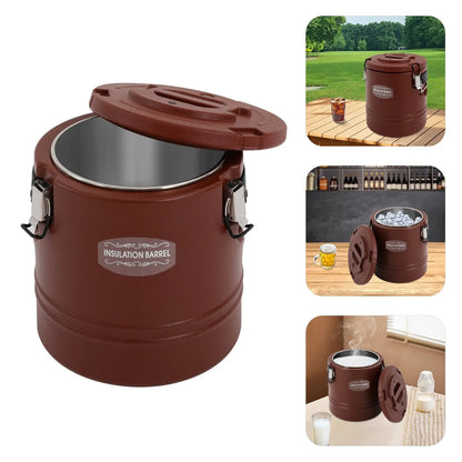 15.9Qt Insulated Soup Container 4 Gallon Commercial Food Warmer for Hot&Cold Food