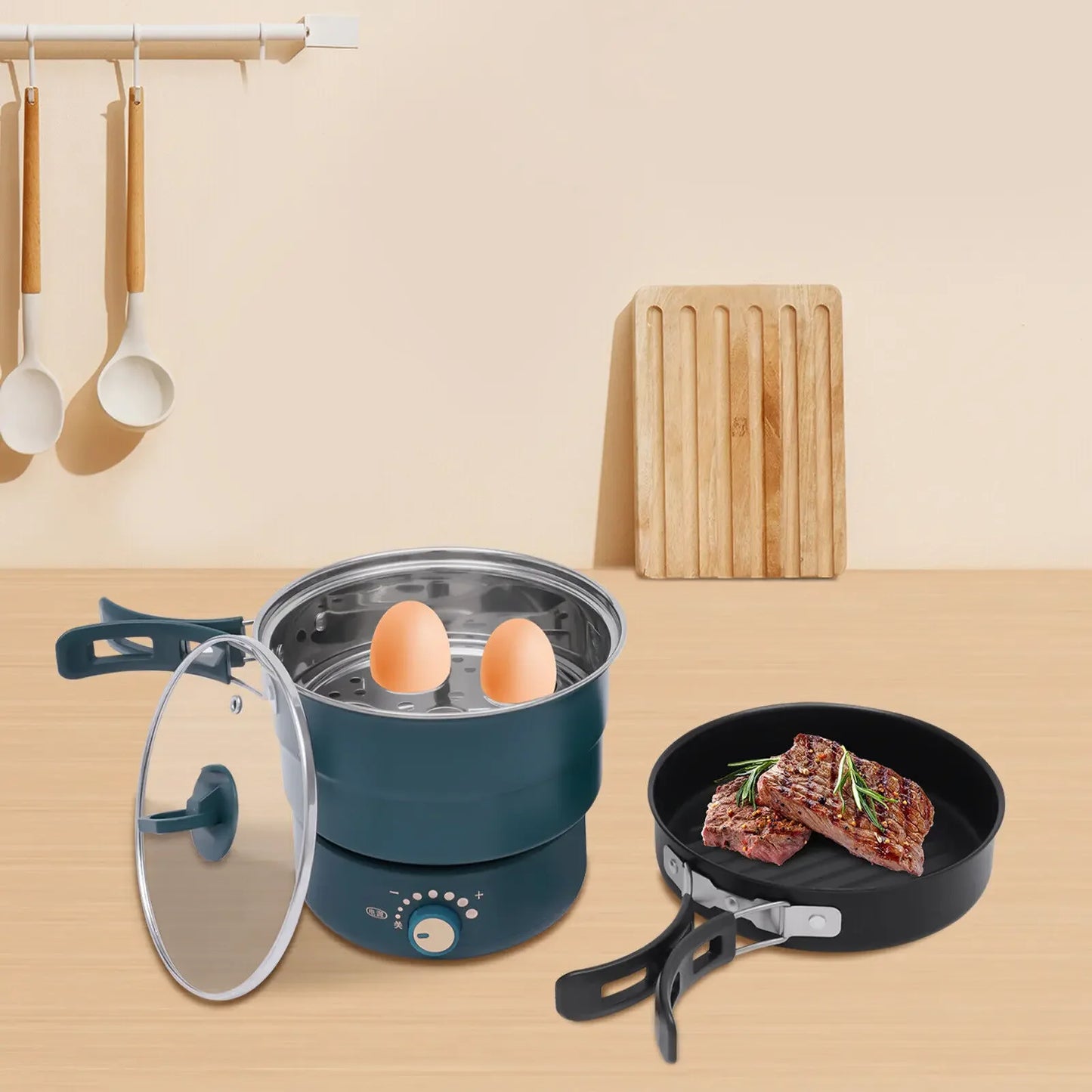 Multi-Functional Split Electric Hot Pot