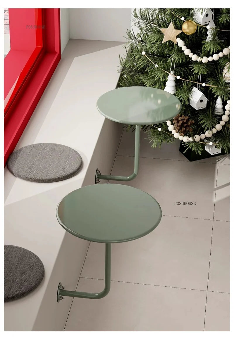 American Wrought Round Iron Dessert Shop Table