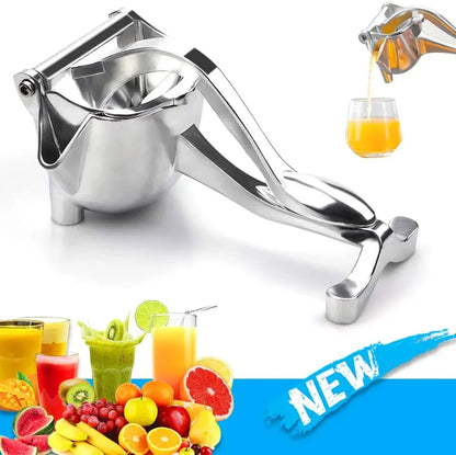 Manual Juice Squeezer Aluminum Alloy Hand Pressure