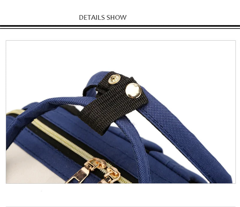 Diaper Bag Backpack, Large Capacity, Multi-function, Waterproof