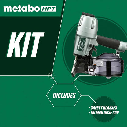 1-1/2 inch to 2-1/2 inch Coil Siding Nailer, Side load, Tilt Bottom Magazine