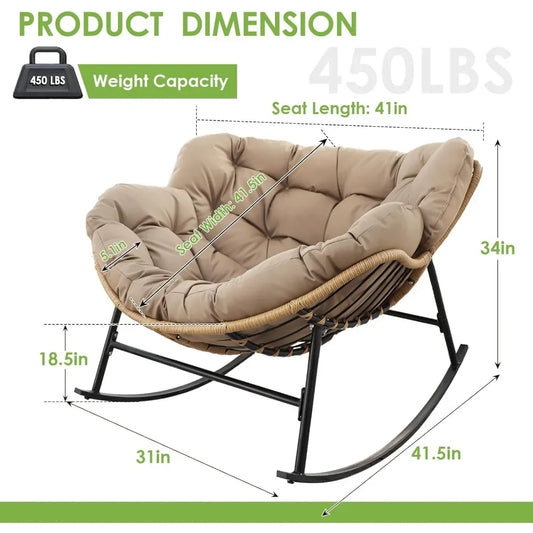 Indoor Outdoor Oversized Lounge Chair (3 colors)