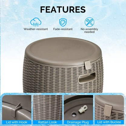 9.5 Gallon Cooler Side Table