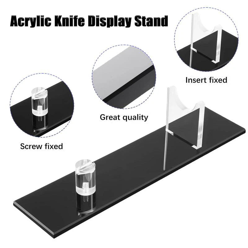 Knives Display With Support Frame