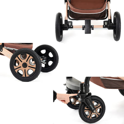 Foldable Baby Carriage ,Reversible Standard Stroller