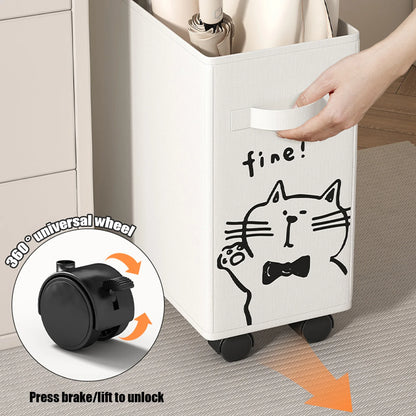 Office Small Mobile Rolling Cart with Robust Construction Multipurpose Foldable
