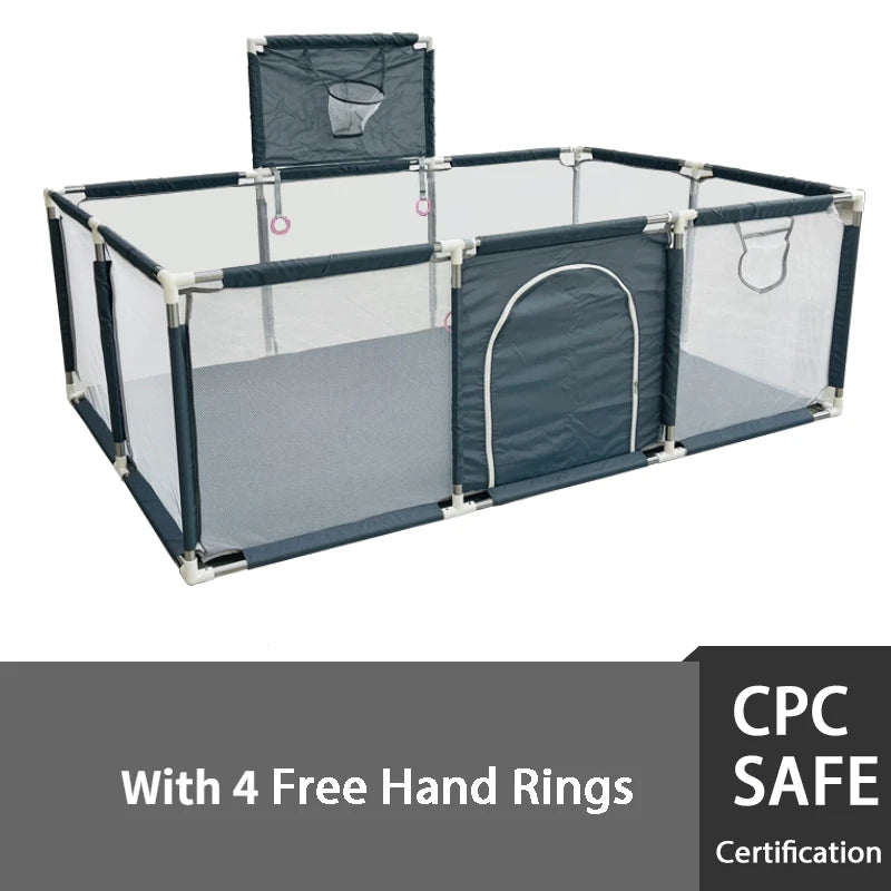 Baby Playpen for Children with Foam Protector, Ball Pit Playpen