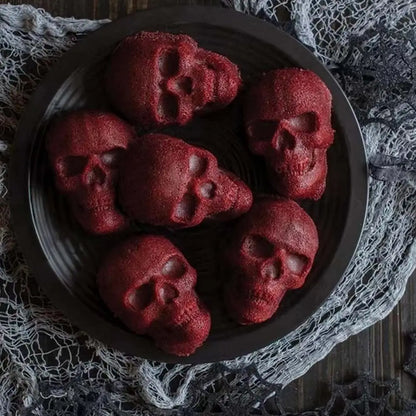 Skull Chocolate Mold Golden Skull Molds For Chocolate 6 Cavities