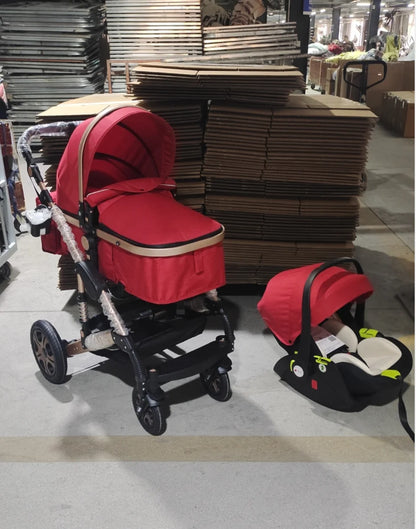 Foldable Baby Carriage ,Reversible Standard Stroller