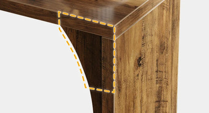 C-Shaped End Table for Sofa