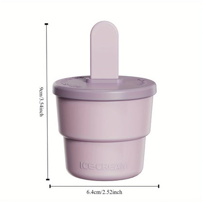 Silicone Ice  Molds - 1pc Lead-Free Homemade Ice Cream, Popsicle, and  Treat Maker Mold for DIY Desserts